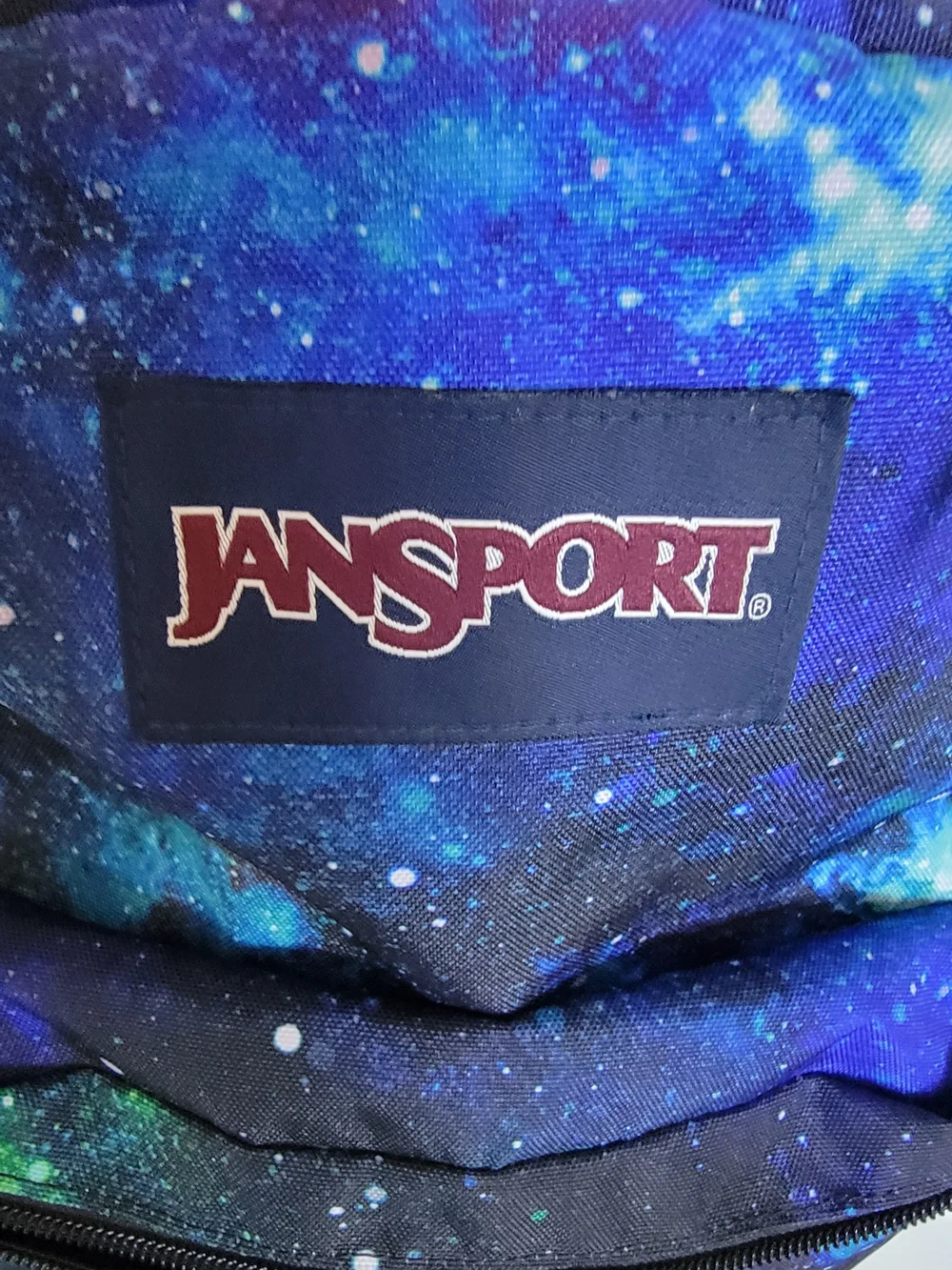 JanSport Blue Galaxy Print Backpack Wheelchair Adaptive